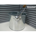 Beer Ice Galvanized Metal Bucket with Handle